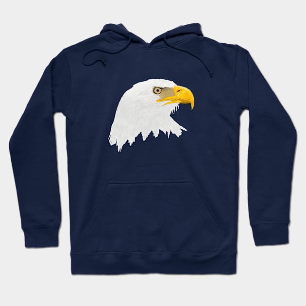 Bald Eagle Hoodie by ArtistsQuest